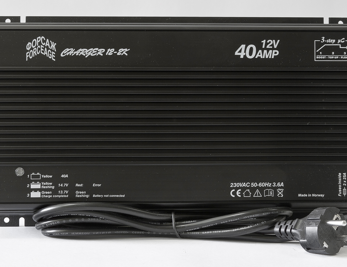 FORCEAGE Charger 12В, 40 А зарядное устройство FORCEAGE Charger 12В, 40 А