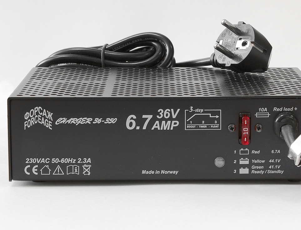 зарядное устройство 36В-6,7А