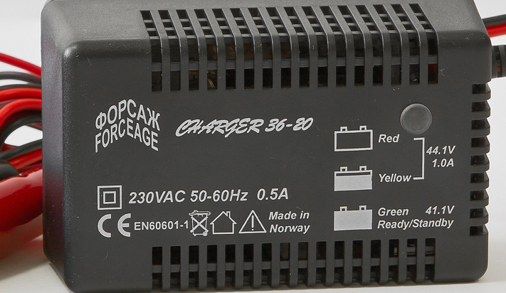 зарядное устройство аккумулятора 36 В, 1А