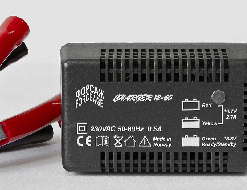 FORCEAGE Charger 12В, 2.7 А зарядное устройство FORCEAGE Charger